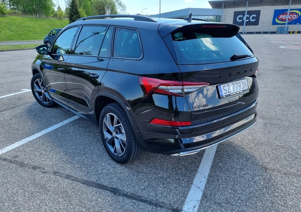 Skoda Kodiaq cena 142300 przebieg: 38000, rok produkcji 2021 z Gliwice małe 379